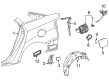 Toyota Mirai Fuel Door Diagram - 77350-62020