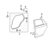 Toyota Avalon Weather Strip Diagram - 67872-AC030