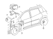 Toyota Matrix ABS Control Module Diagram - 44050-01011