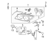 Scion tC Headlight Diagram - 81170-21130