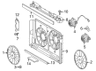 Toyota Prius Fan Shroud Diagram - 16712-37030