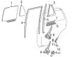 Toyota 4Runner Window Crank Handle Diagram - 69260-04020-B2