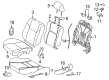 Scion tC Seat Covers Diagram - 71071-21430-B2