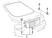 Toyota Celica License Plate Diagram - 75082-20300-H2