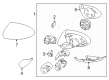 Toyota GR86 Car Mirror Diagram - SU003-10548