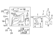 Toyota Sienna Cup Holder Diagram - 66991-08010-B0