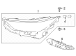 Toyota Grand Highlander Headlight Diagram - 81110-0E770