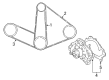 Toyota Camry Drive Belt Diagram - 90080-91212