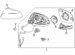 Toyota Sienna Mirror Actuator Diagram - 87985-08200