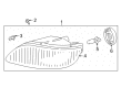 Toyota Avalon Fog Light Diagram - 81221-07010