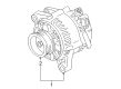 Toyota Tacoma Alternator Diagram - 27060-0P460