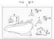 Scion FR-S Headlight Diagram - SU003-05140