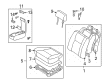 Toyota Tacoma Seat Cushion Diagram - 71410-0Y020-E0