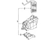 Toyota 4Runner Heater Core Diagram - 87107-89121