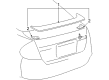 Toyota Prius Spoiler Diagram - 76085-47904