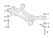 Toyota Camry Rear Crossmember Diagram - 51206-06180