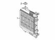 Toyota GR Supra Radiator Support Diagram - 90118-WA552