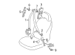 Toyota Prius Seat Belt Diagram - 73240-47051-B0