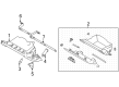 Toyota GR86 Glove Box Diagram - SU003-11180