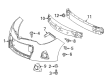 Toyota Corolla Bumper Cover Diagram - 52119-03906