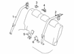 Toyota Yaris iA Seat Belt Diagram - 73380-WB001