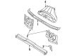 Toyota Previa Radiator Support Diagram - 53205-28090