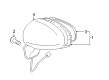 Toyota Prius V Car Mirror Diagram - 87940-47280