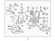 Toyota Corolla Seat Covers Diagram - 71072-02K60-B0