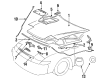 Toyota Celica Hood Release Cable Diagram - 53630-20331
