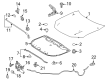 Toyota Avalon Hood Release Cable Diagram - 53630-06231