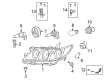 Toyota Camry Headlight Diagram - 81170-33662