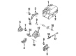 Toyota Pickup Steering Column Cover Diagram - 45287-35180-03