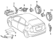 Toyota Car Speakers Diagram - 86160-0W880