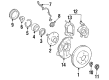 Toyota Previa Brake Rotor Diagram - 43512-28090