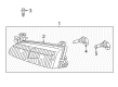Toyota Camry Headlight Diagram - 81170-AA020