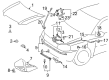 Toyota Camry Hood Release Cable Diagram - 53611-AA010-B5
