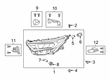 Toyota RAV4 Prime Headlight Diagram - 81110-0R142