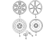 Scion tC Spare Wheel Diagram - 42611-21190