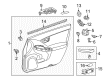 Toyota Prius Plug-In Weather Strip Diagram - 68172-47060