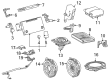 Toyota Prius Car Speakers Diagram - 86160-0R140