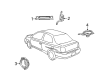 Toyota Prius Car Speakers Diagram - 86160-47060