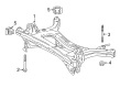 Toyota Prius Rear Crossmember Diagram - 51206-47013