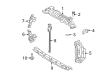 Toyota Yaris Radiator Support Diagram - 53028-52070