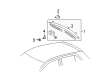 Toyota Yaris Spoiler Diagram - 76894-52030-C0