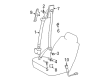 Toyota 4Runner Seat Belt Diagram - 73220-35750-B0