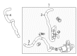 Toyota Highlander Water Pump Diagram - 87200-0E040