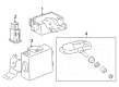 Toyota Land Cruiser TPMS Sensor Diagram - 42607-48010
