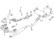 Toyota GR86 Exhaust Pipe Diagram - SU003-09540