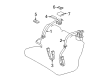 Toyota Camry Seat Belt Diagram - 73360-06180-B1