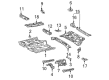 Toyota Matrix Floor Pan Diagram - 58111-02903
